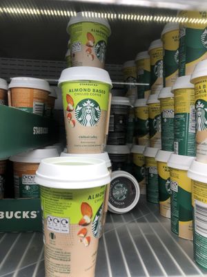 vegan coffee  at Albert Heijn in Amsterdam