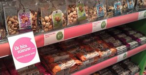 Snacks, Nuts and Bars at Albert Heijn in Amsterdam
