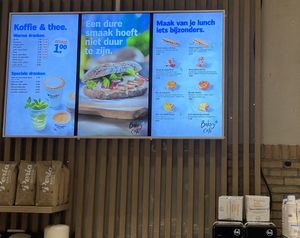 Wrap and panini vegan  at Albert Heijn in Amsterdam