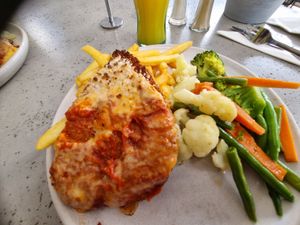 Vegan parma at Zagame's in Berwick