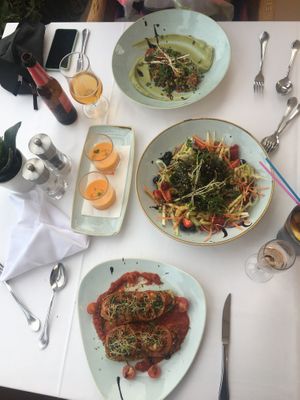 full vegan at Mirablau Beach Bar & Restaurant in Mallorca