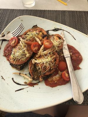 This was amazing  at Mirablau Beach Bar & Restaurant in Mallorca