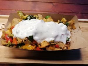 Vegane Gemüsekreation at D-Werk in Innsbruck