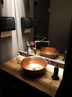 funny sustainable basin :) at D-Werk in Innsbruck