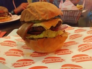 Awesome vegan burger at Steak Cattle & Roll - Bell St in Glasgow