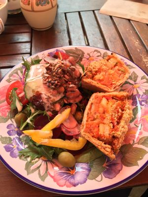 Vegan Pie at Java in Swanage