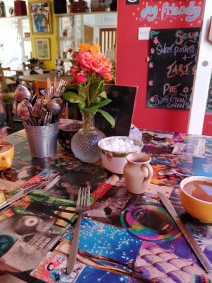 lovely decor  at Java in Swanage