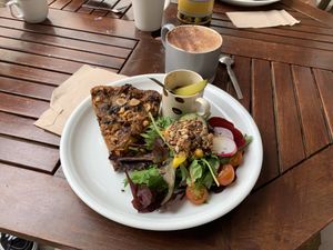 Awesome! Vegan tart was the best in my life!  at Java in Swanage