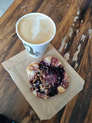 Blueberry danish at Timeless Coffee Roasters and Bakery in Berkeley