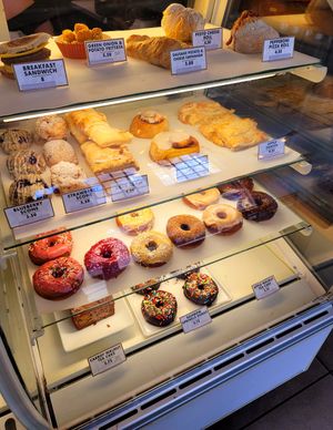 Donuts, scones, Danish at Timeless Coffee Roasters and Bakery in Berkeley