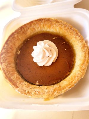 Pumpkin pie at Timeless Coffee Roasters and Bakery in Berkeley