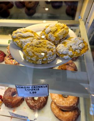 Lemon crinkle cookie at Timeless Coffee Roasters and Bakery in Berkeley
