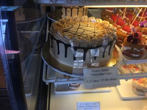 Peanut butter chocolate cake  at Timeless Coffee Roasters and Bakery in Berkeley