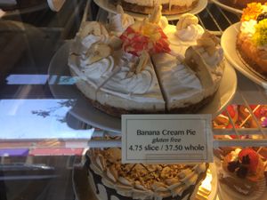 Banana cream pie  at Timeless Coffee Roasters and Bakery in Berkeley