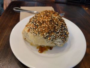 Breakfast pastry at Timeless Coffee Roasters and Bakery in Berkeley