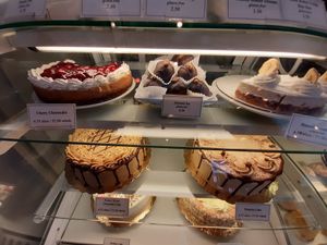 Cakes at Timeless Coffee Roasters and Bakery in Berkeley