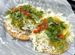Vegan Tostadas. Amazing 🤩   at Spanglish in Traverse City
