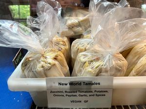 Vegan Tamales 🫔   at Spanglish in Traverse City