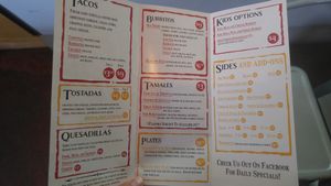 Great menu and prices at Spanglish in Traverse City
