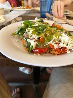 Such good food here! Our family date spot and probably the best vegan food in TC.  at Spanglish in Traverse City