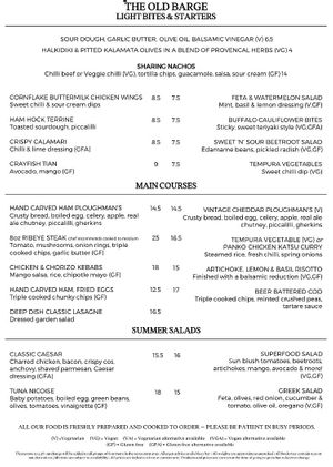 Summer 2023 at The Old Barge in Hertford