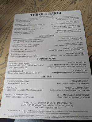  at The Old Barge in Hertford