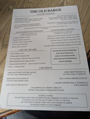  at The Old Barge in Hertford