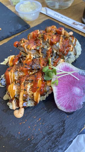 Vegan Veggie Bomb roll at Oh Baby Sushi in Redwood City