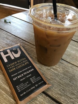 Vegan Chocolate & Almond Milk Coffee at Behind the Bookstore in Edgartown