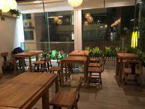 The restaurant room at Naturalead in Kowloon