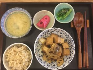 Macrobiotic Brown Rice Set at Naturalead in Kowloon