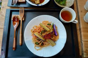 Pasta set meal at Naturalead in Kowloon