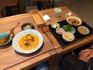 Pumpkin risotto and Japanese set dinner at Naturalead in Kowloon
