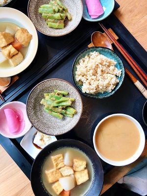 Japanese lunch set  at Naturalead in Kowloon
