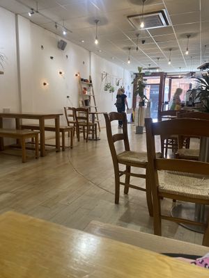 Inside  at Kings Coffee and Books in Dumfries