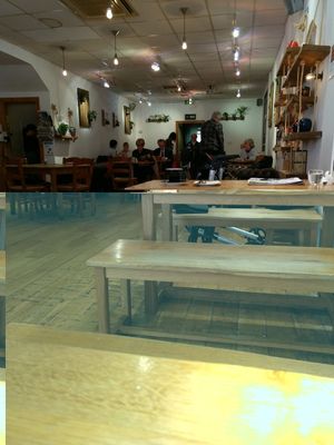 big at Kings Coffee and Books in Dumfries