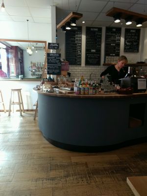 cofee at Kings Coffee and Books in Dumfries