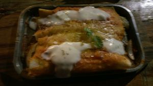 vegetarian enchiladas  at Amigo's Mexican Restaurant in Luang Prabang