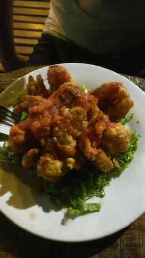 blooming onion vegetarian at Amigo's Mexican Restaurant in Luang Prabang