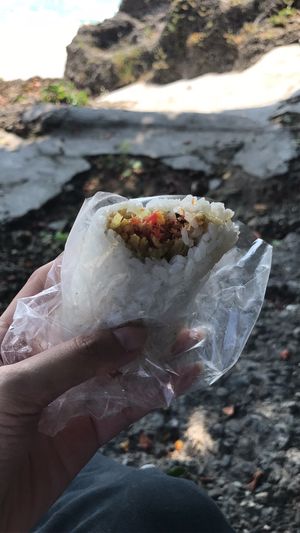 Taiwanese onikiri at Xiǎo LiúQiú Hǎo Lǐ SùShí Fāng 小琉球好禮素食坊 in Xiaoliuqiu