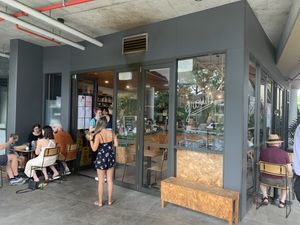 Shop front at Grown in West End