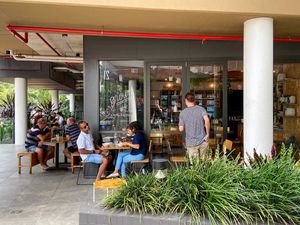 Outside Grown at Grown in West End