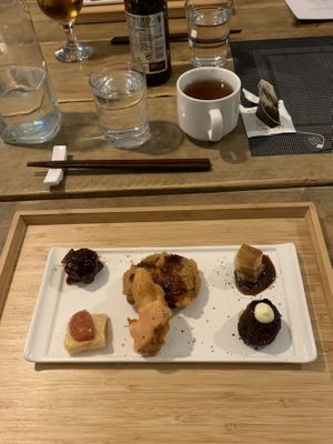 Katsu appetizers   at Men Impossible in Amsterdam