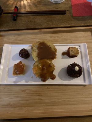 Warm starter tempura  at Men Impossible in Amsterdam