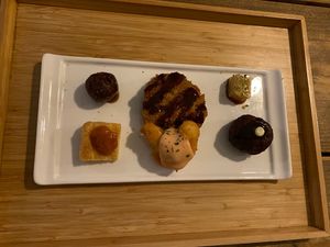 Warm starter Katsu  at Men Impossible in Amsterdam