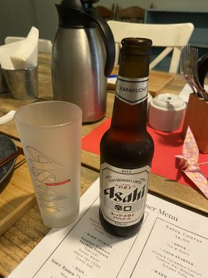 Asahi beer: good  at Men Impossible in Amsterdam