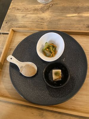 Cold appetizers   at Men Impossible in Amsterdam