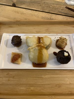 Hot appetizers   at Men Impossible in Amsterdam