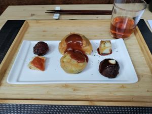 Warm starters. Tempura version at Men Impossible in Amsterdam