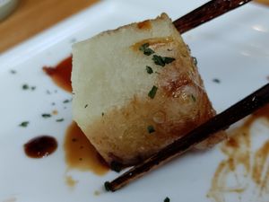 Potato starch. Interesting! at Men Impossible in Amsterdam